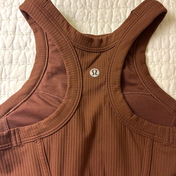 Lululemon Ribbed Nulu High-Neck Yoga Bra - Size 4 - Picture 5 of 6